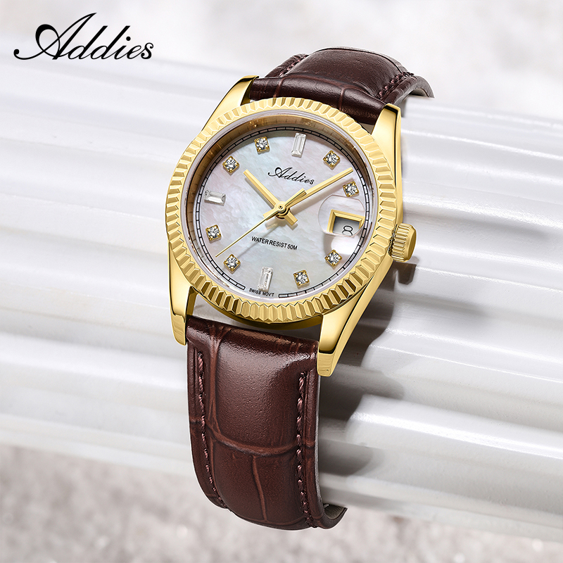 Luxury Watch - Addies 585 Kuvars Kadın Saati 28mm