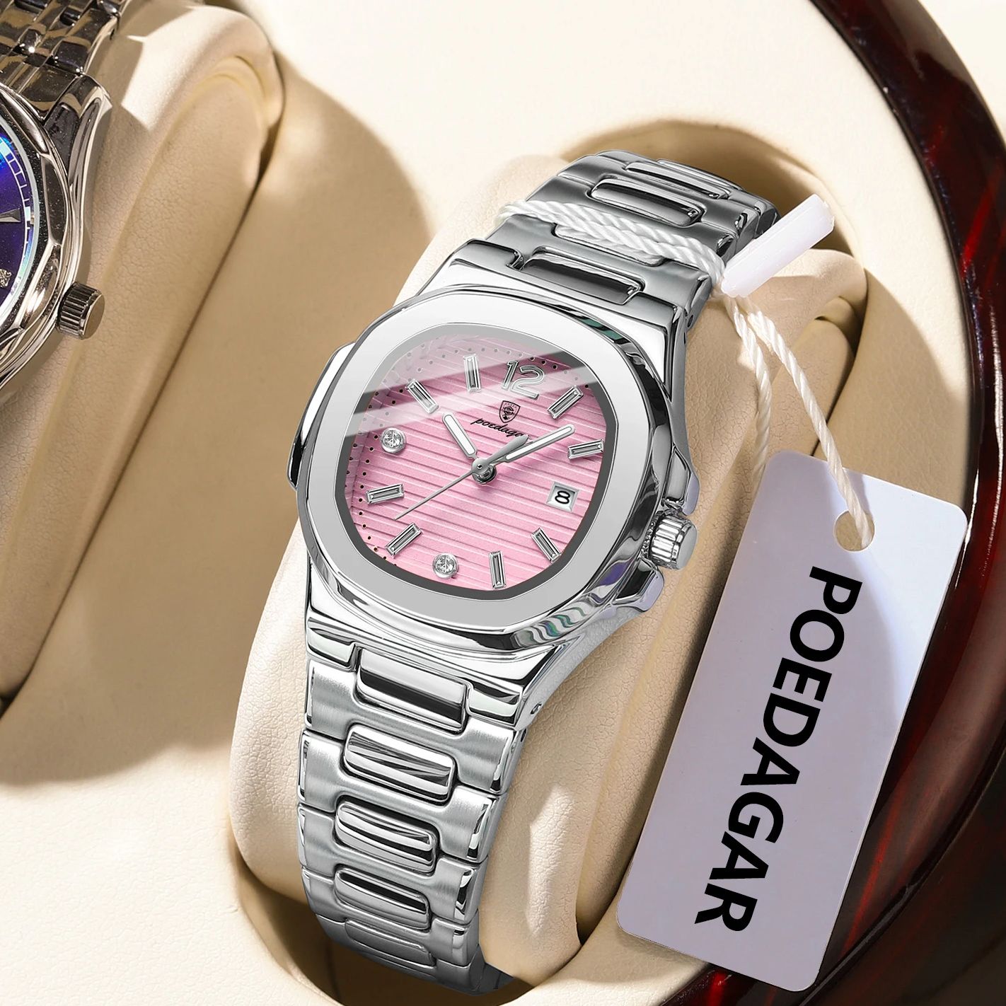 Luxury Watch Girl - POEDAGAR Kare Moda Kadın Kol Saati