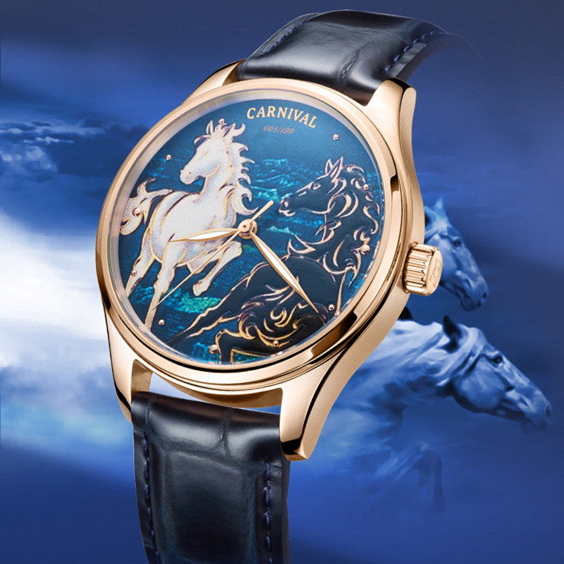 Zodiac Luxury Watch - Karnaval Marka Moda Zodyak At Mekanik