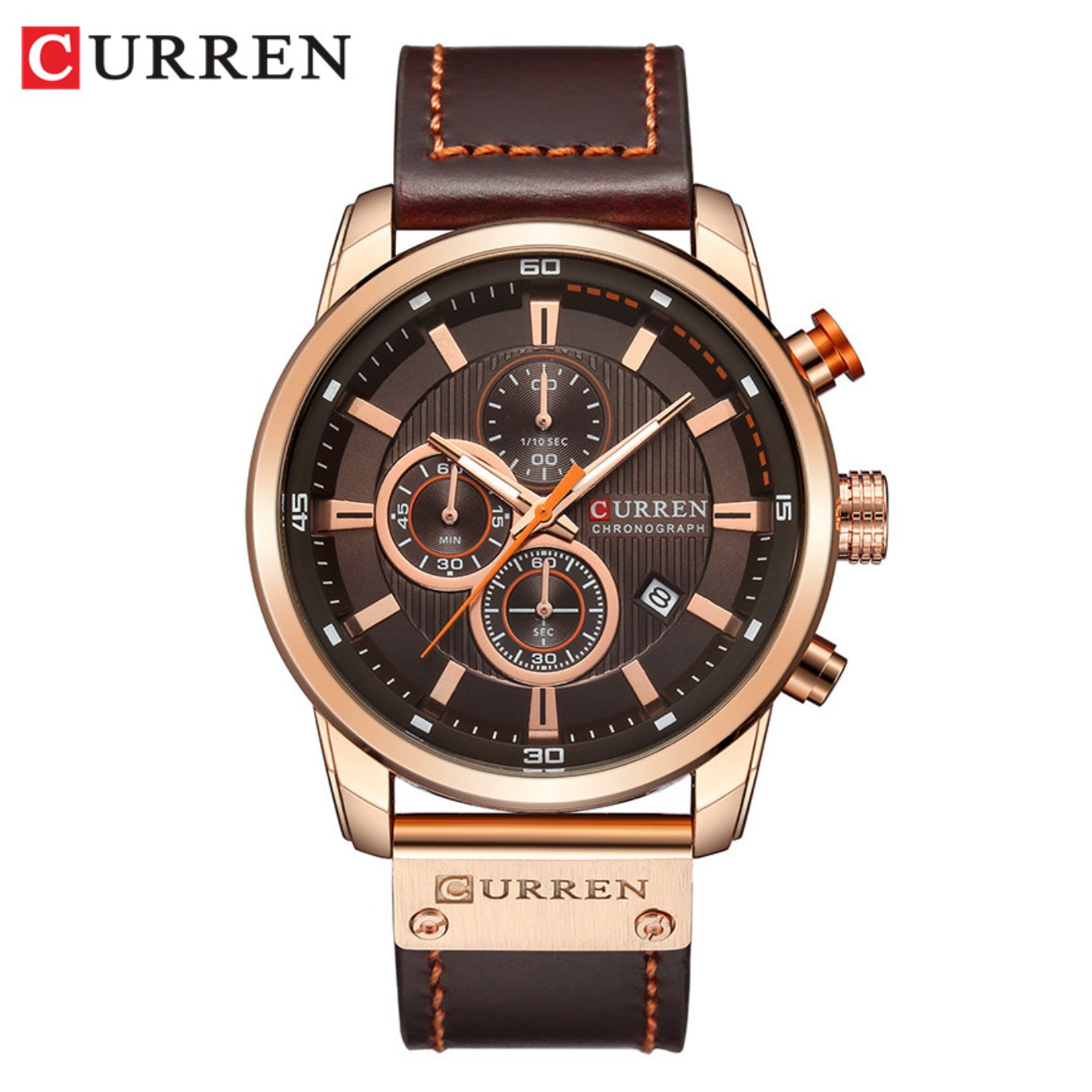 Luxury Quartz Watch Brands - CURREN Moda Tarih Kuvars Erkek Saatler