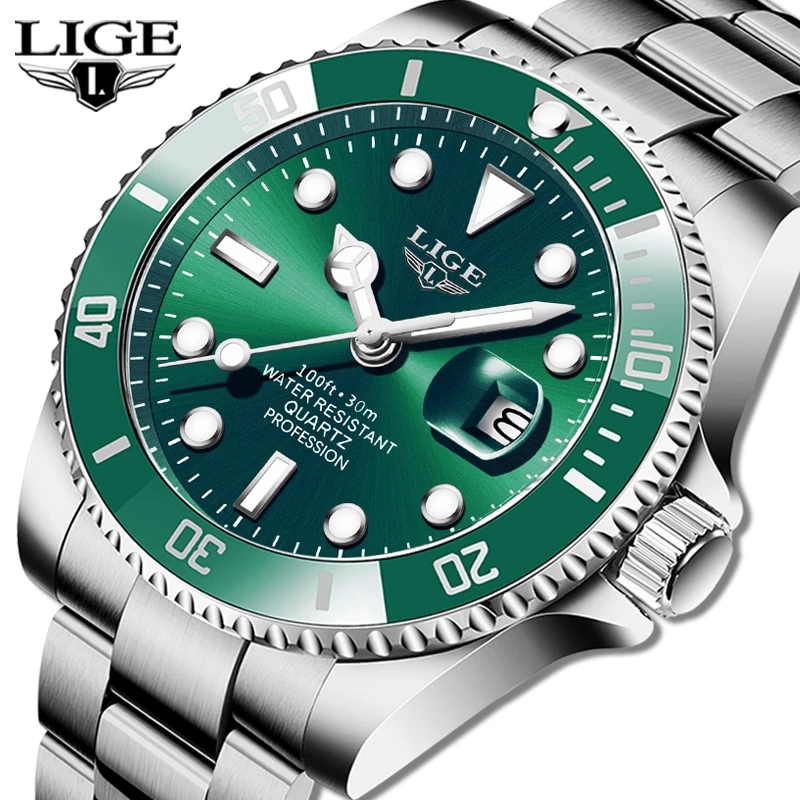 Luxury Watch Affordable - LIGE üst marka lüks moda dalgıç