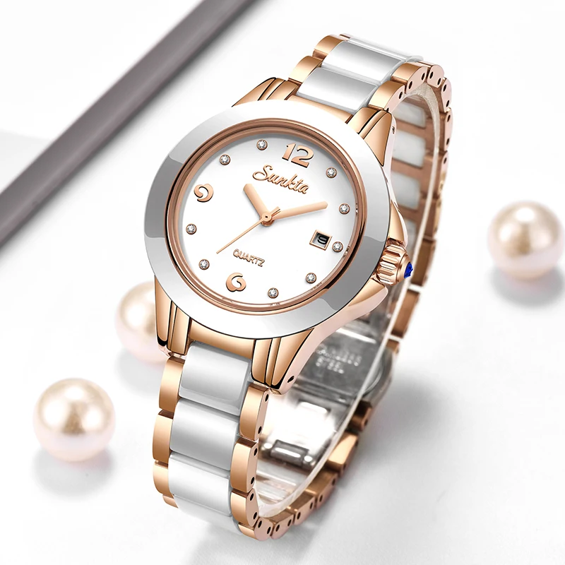 Luxury Watch - Sunkta Moda Rahat Kuvars Kadın Izle