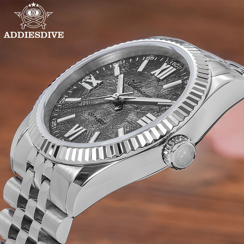 Luxury Watch And Bracelet - ADDIESDIVE Zarif Kadın Saati Lüks Safir