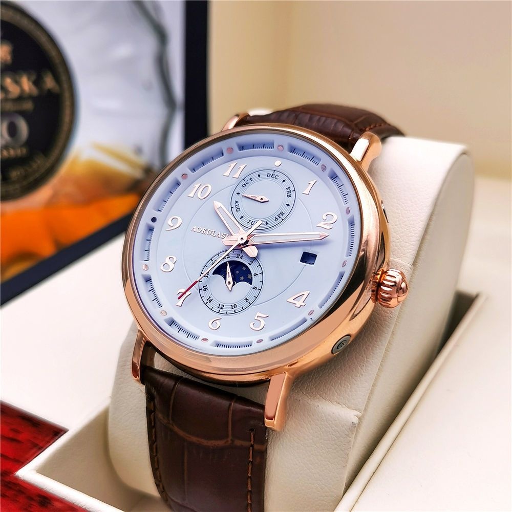Luxury Watch Name Brands - Hafif Lüks Erkek Mekanik Saati, Tam
