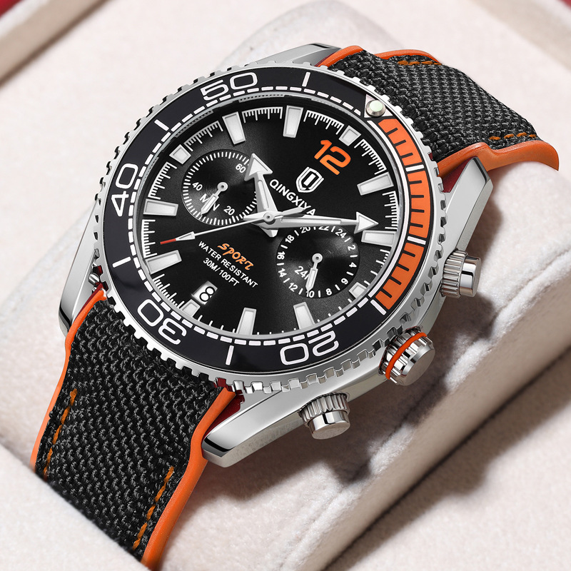 Chronograph Flyback Watch - Sıcak Satış İş Klasik Çok Fonksiyonlu