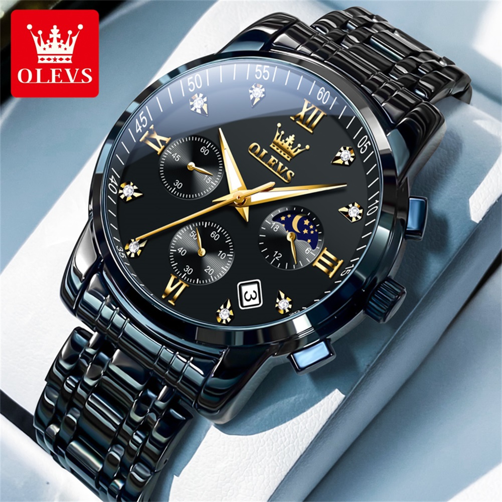 Luxury Watch Affordable - OLEVS Popüler erkek saatleri paslanmaz çelik