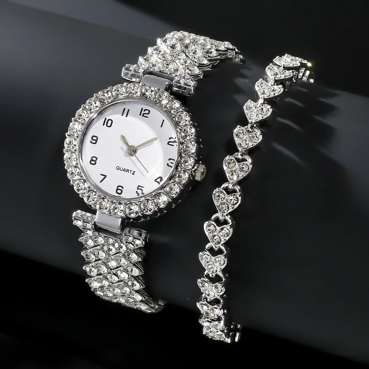 Luxury Watch Girl - 1 adet/2 adet Lüks Moda Kadın