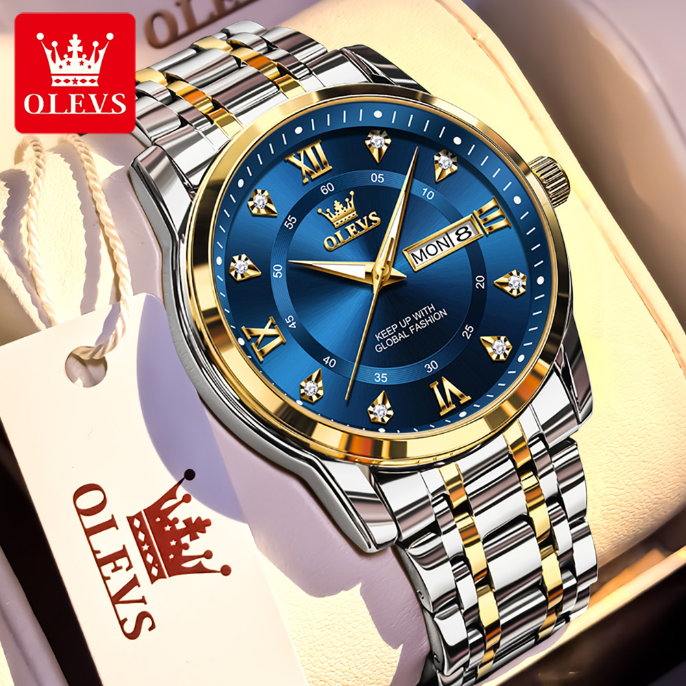 Luxury Watch Exchange - OLEVS Marka Moda erkek saatler paslanmaz