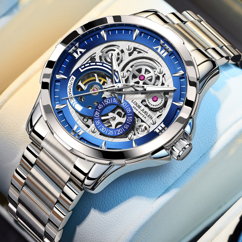 Chronograph Flyback Watch - Otomatik Mekanik Saat Erkekler İçin Oyuk