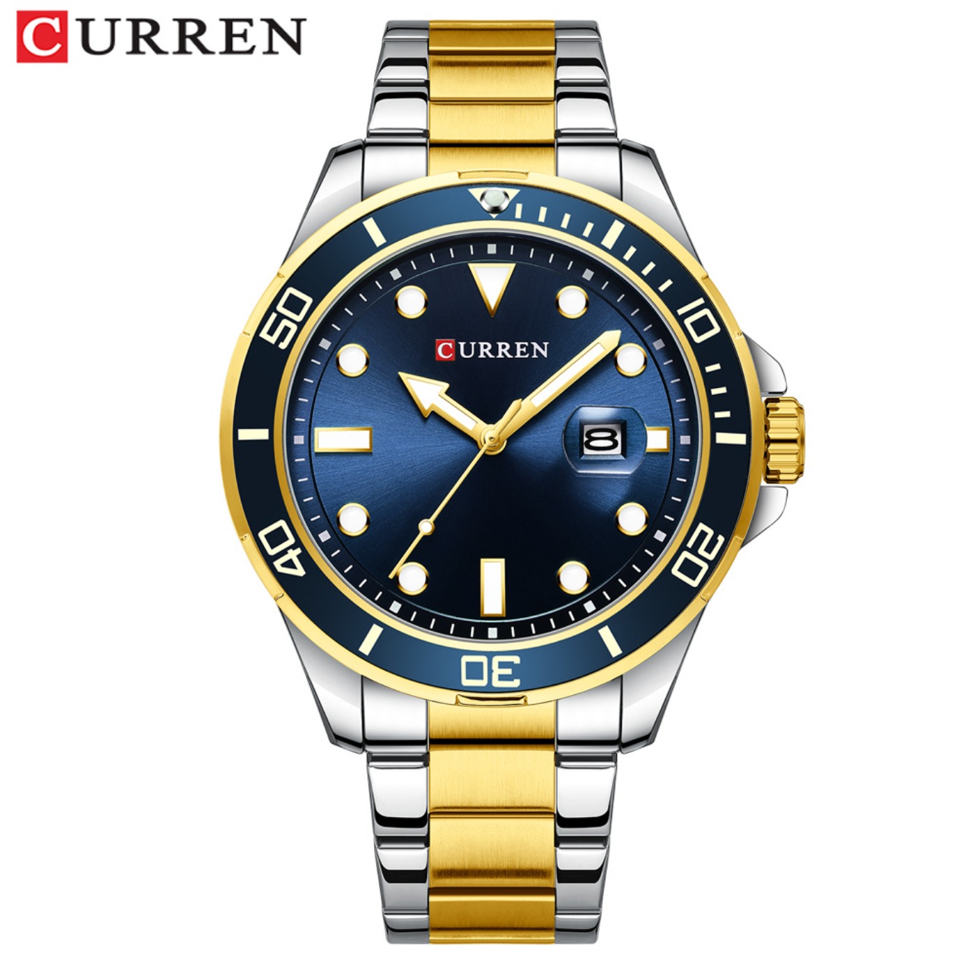 CURREN Yeni Yeşil Su Hayaleti  - Luxury Quartz Watch Brands incelemesi ve fiyatı