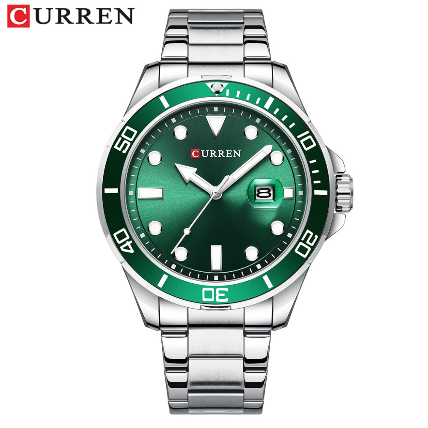 CURREN Yeni Yeşil Su Hayaleti  - Luxury Quartz Watch Brands incelemesi ve fiyatı