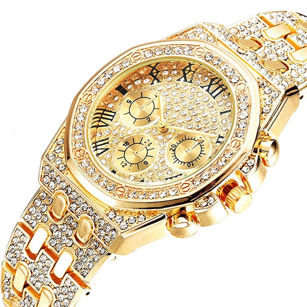 Erkekler İzle Seti Kolye + Saa - Luxury Watch Miami incelemesi ve fiyatı