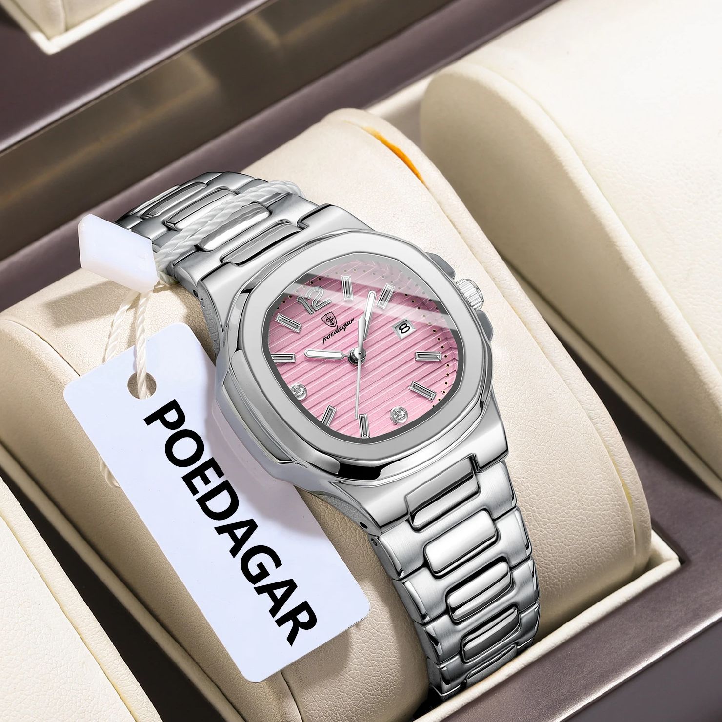 POEDAGAR Kare Moda Kadın Kol S - Luxury Watch Girl incelemesi ve fiyatı