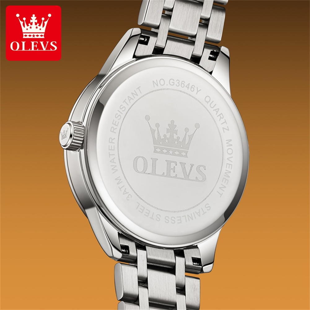 OLEVS Ay Fazı erkek saatleri t - Luxury Quartz Watch Brands incelemesi ve fiyatı