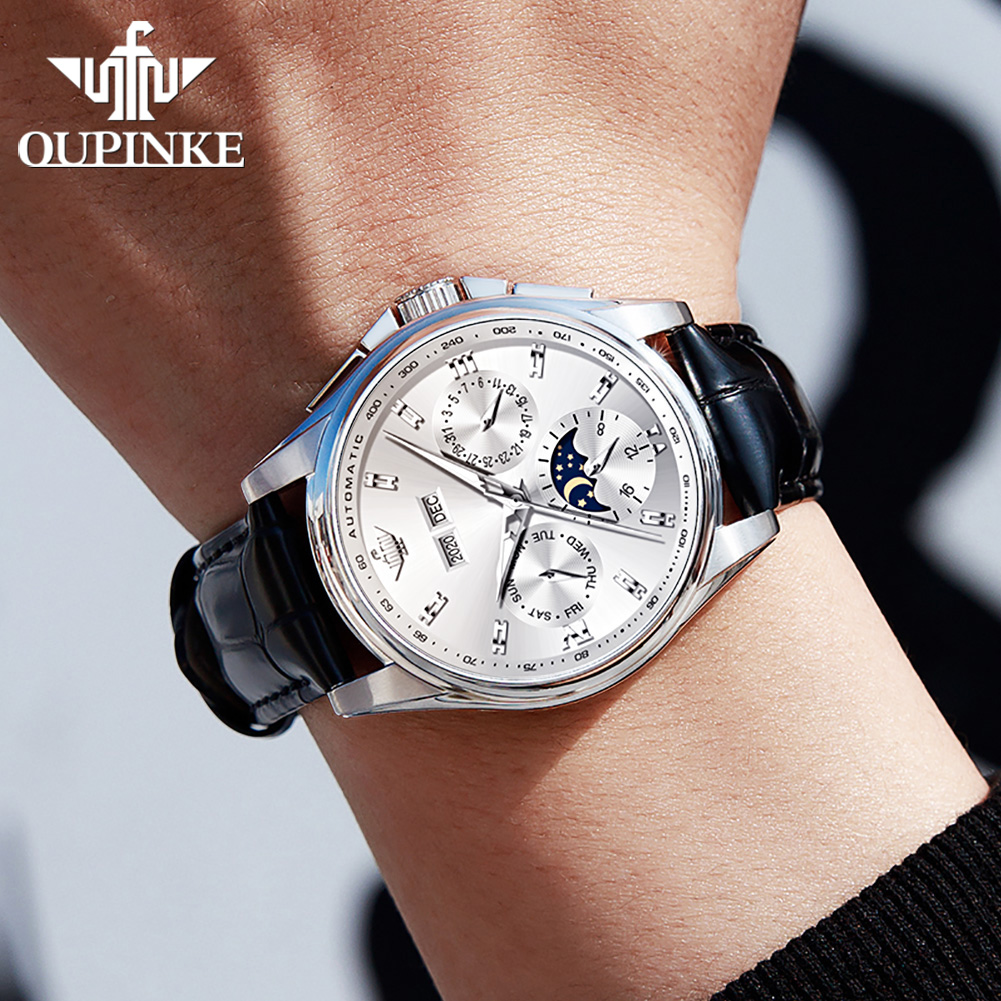 OUPINKE 3189 Erkek Kol Saati M - Chronograph Flyback Watch incelemesi ve fiyatı
