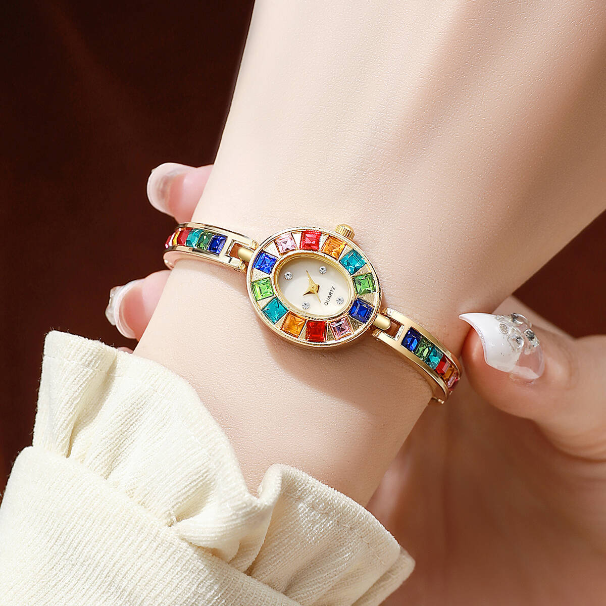 2 adet/takım lüks taklidi kadı - Luxury Watch Girl incelemesi ve fiyatı