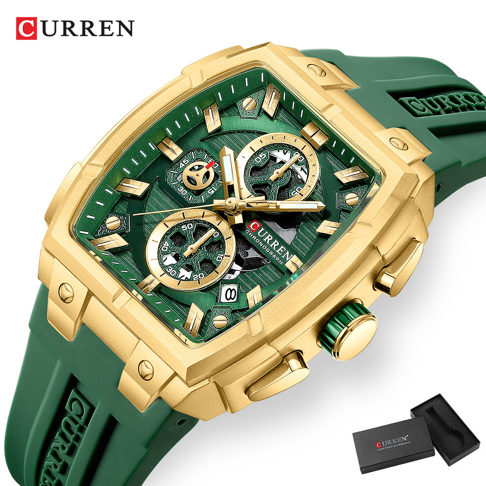CURREN Lüks Vintage Erkek Spor - Luxury Watch And Bracelet incelemesi ve fiyatı