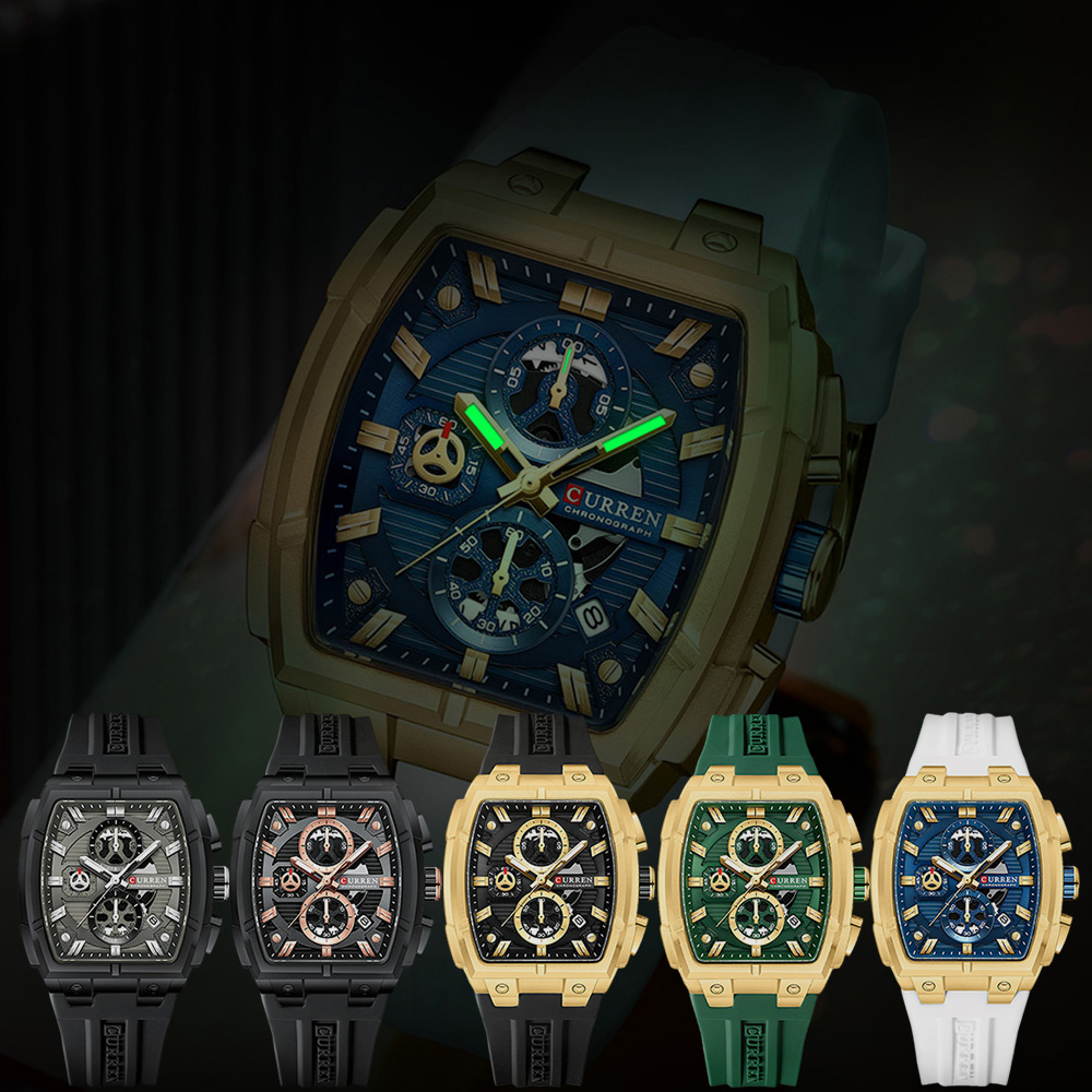 CURREN Lüks Vintage Erkek Spor - Luxury Watch And Bracelet incelemesi ve fiyatı