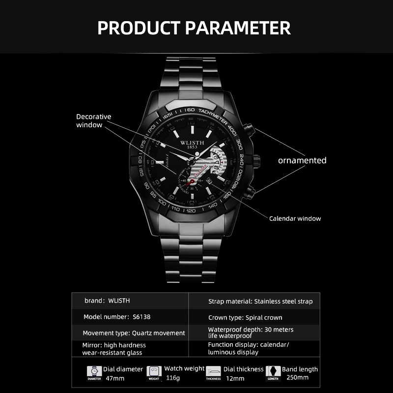 Lüks Marka Erkek Izle Su Geçir - Luxury Watch Affordable incelemesi ve fiyatı