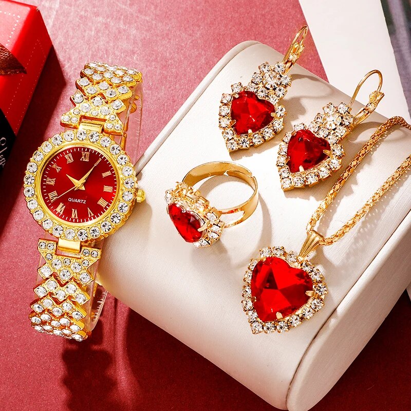 Altın lüks İzle kadınlar yüzük - Luxury Watch Kit incelemesi ve fiyatı