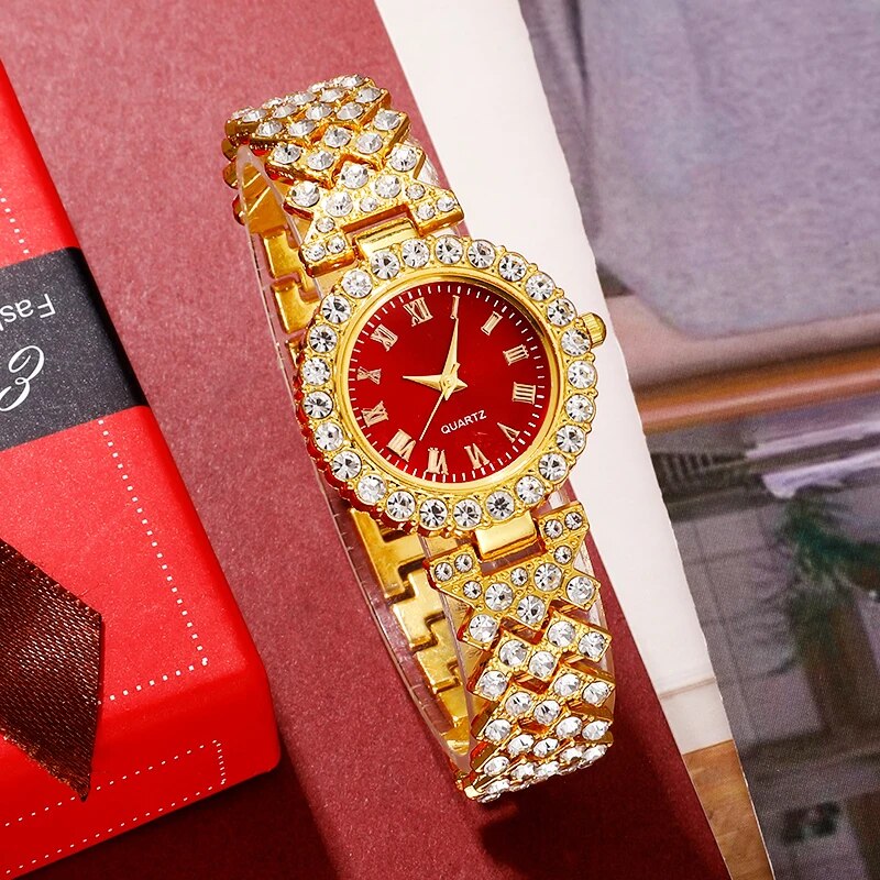 Altın lüks İzle kadınlar yüzük - Luxury Watch Kit incelemesi ve fiyatı