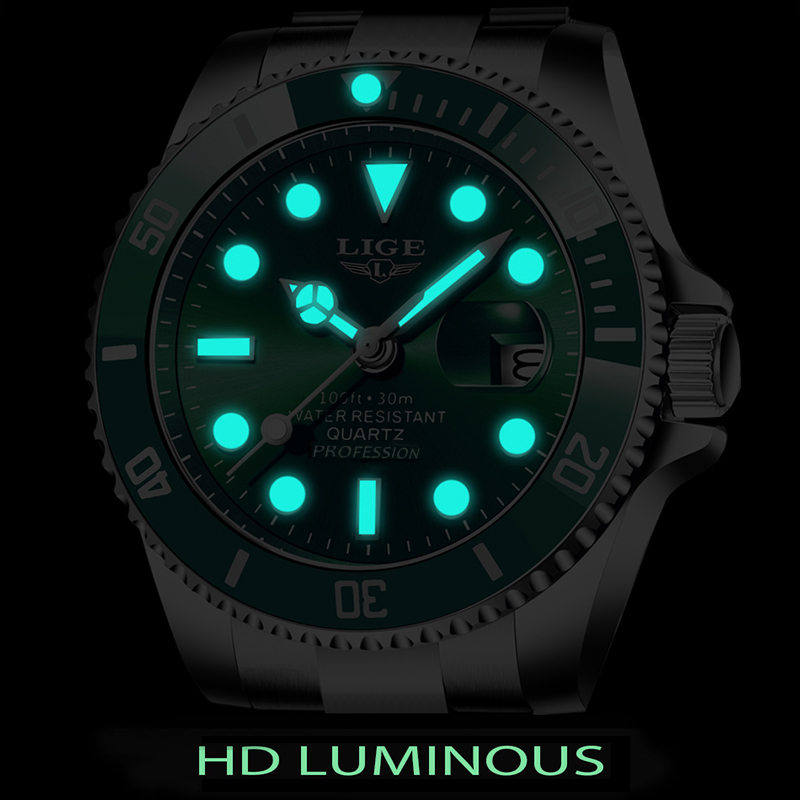 LIGE üst marka lüks moda dalgı - Luxury Watch Affordable incelemesi ve fiyatı