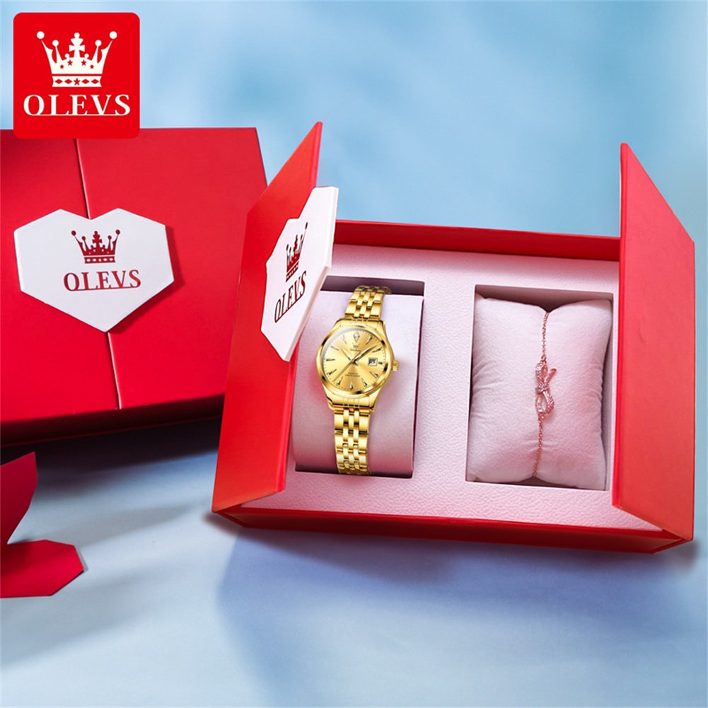 OLEVS 5598 Kadın Izle Lüks Kuv - Luxury Watch Kit incelemesi ve fiyatı
