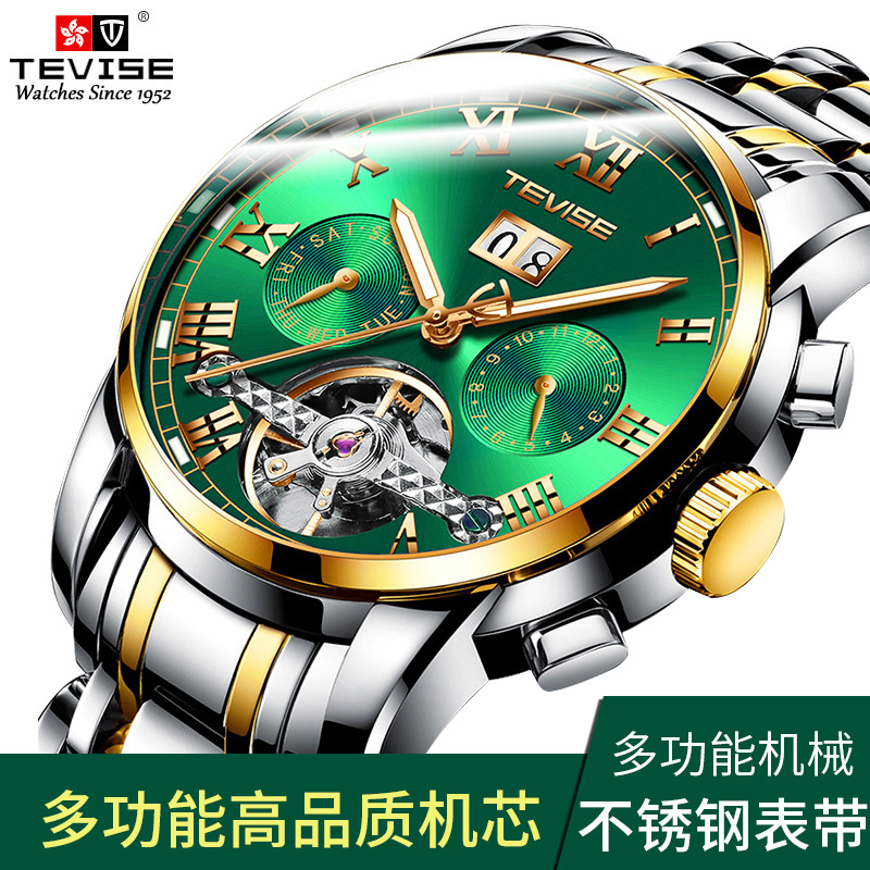 Erkek Tourbillon Otomatik Meka - Chronograph Flyback Watch incelemesi ve fiyatı