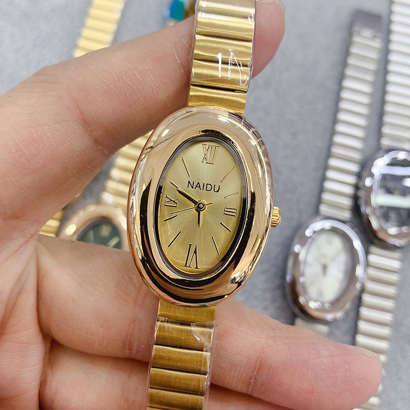Lüks Marka Altın Oval Kadın Ku - Luxury Watch Girl incelemesi ve fiyatı