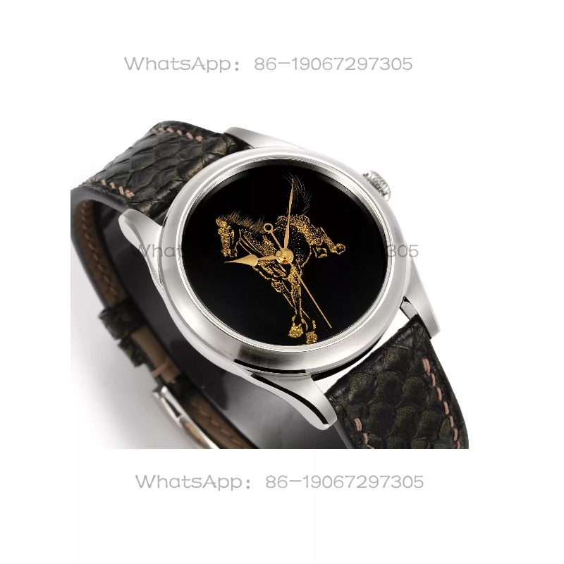 Altın işçiliği At Yılı zodyak  - Zodiac Luxury Watch incelemesi ve fiyatı