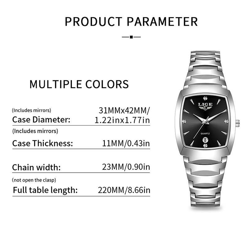 LIGE İzle kadın İş Lüks Bayanl - Luxury Watch And Bracelet incelemesi ve fiyatı
