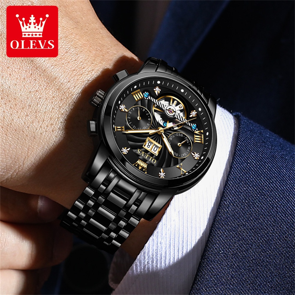 OLEVS Klasik erkek Saatleri To - Chronograph Flyback Watch incelemesi ve fiyatı