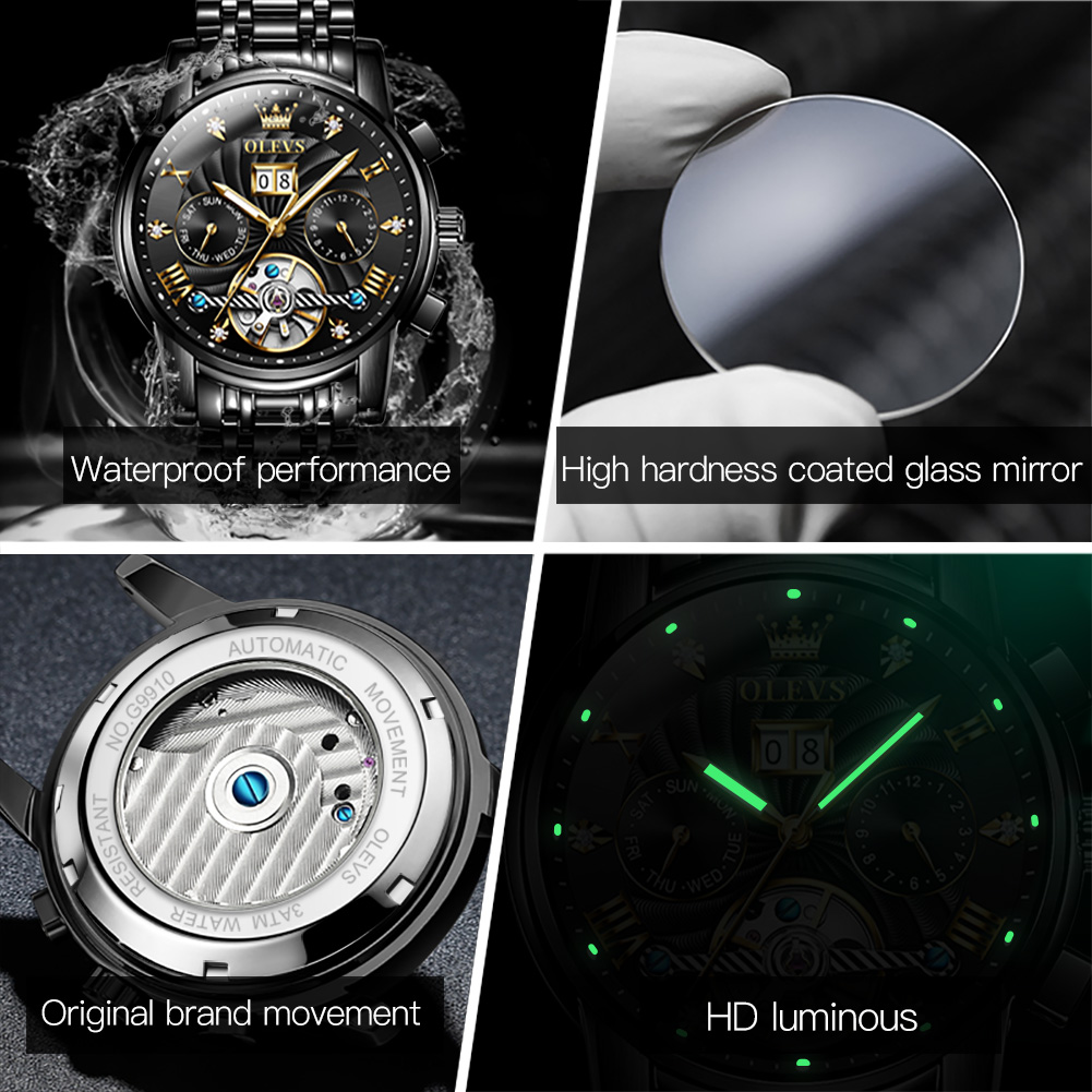 OLEVS Klasik erkek Saatleri To - Chronograph Flyback Watch incelemesi ve fiyatı