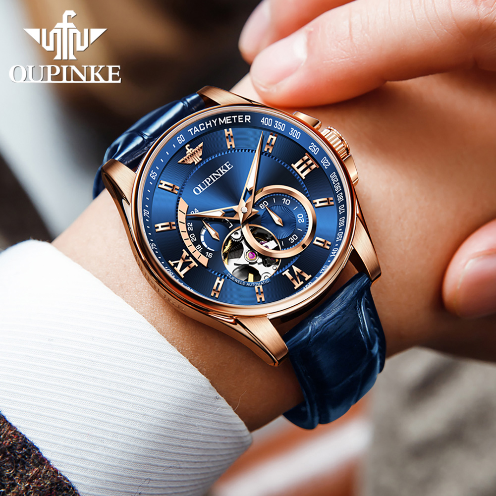 OUPINKE 3222 Orijinal Otomatik - Chronograph Flyback Watch incelemesi ve fiyatı