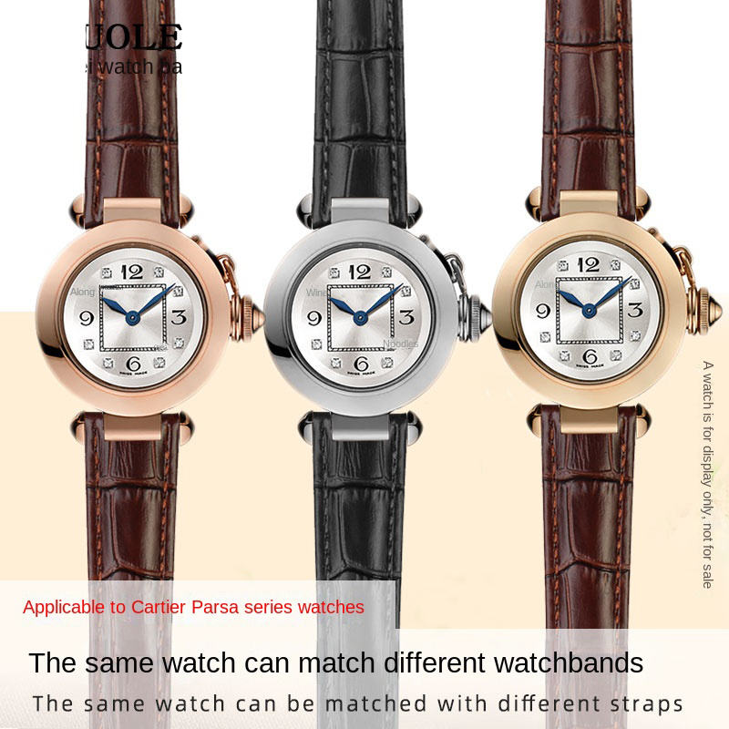 Inek Deri saat kayışı Cartier  - Luxury Watch Engraving incelemesi ve fiyatı