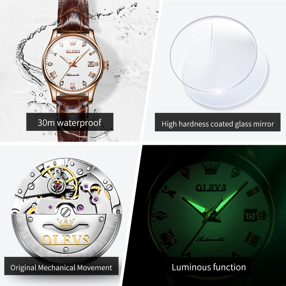OLEVS 9932 kadın saatler moda  - Chronograph Flyback Watch incelemesi ve fiyatı