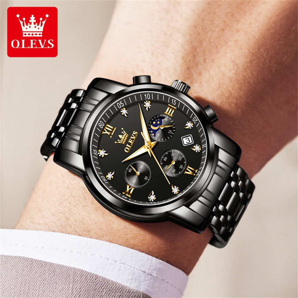 OLEVS Popüler erkek saatleri p - Luxury Watch Affordable incelemesi ve fiyatı