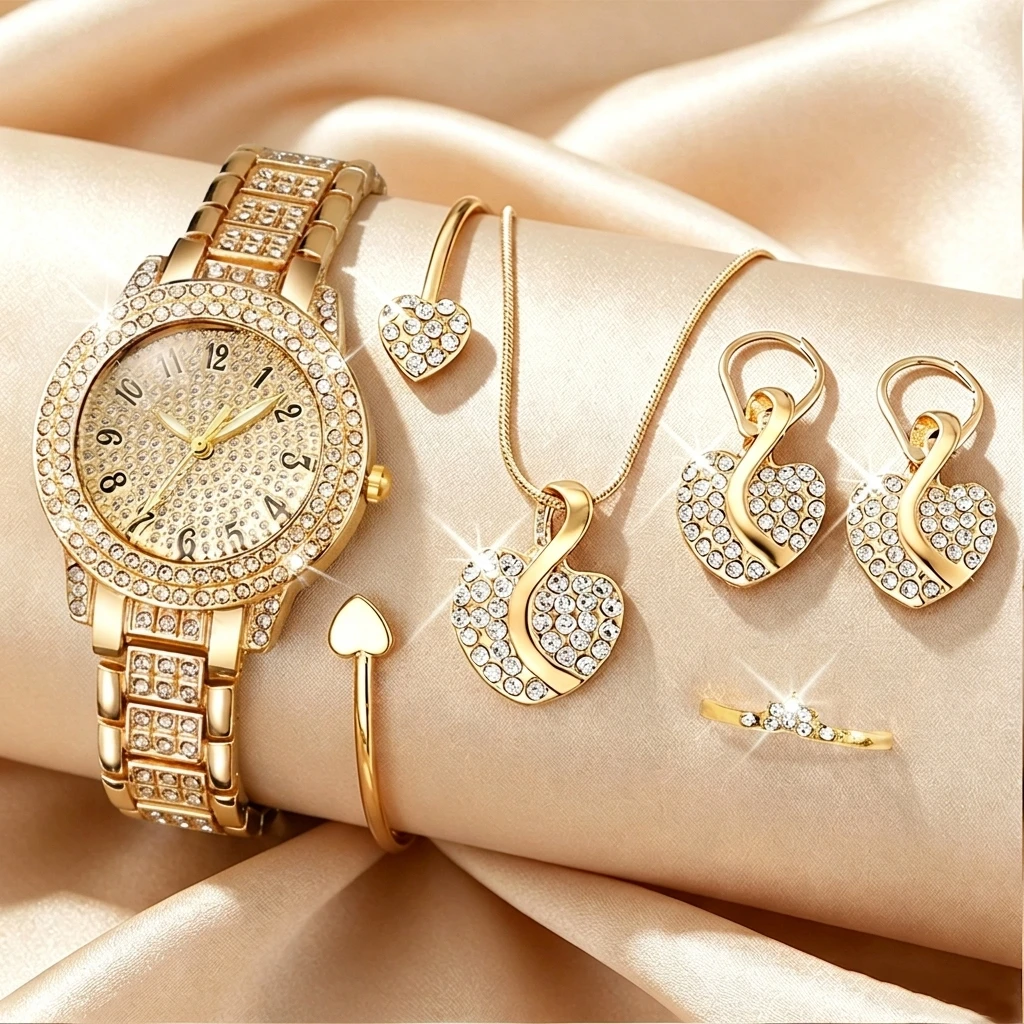 6 adet moda taklidi kadın izle - Luxury Watch Kit incelemesi ve fiyatı