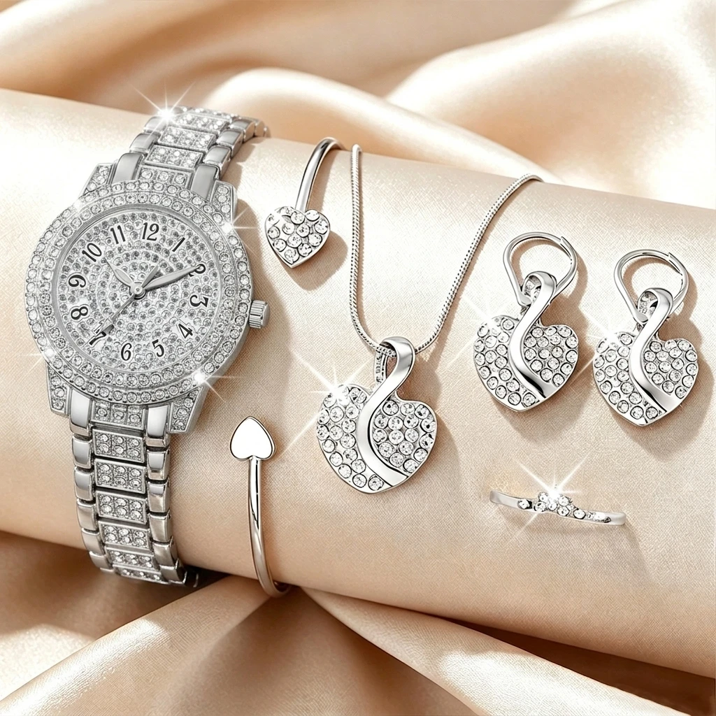 6 adet moda taklidi kadın izle - Luxury Watch Kit incelemesi ve fiyatı