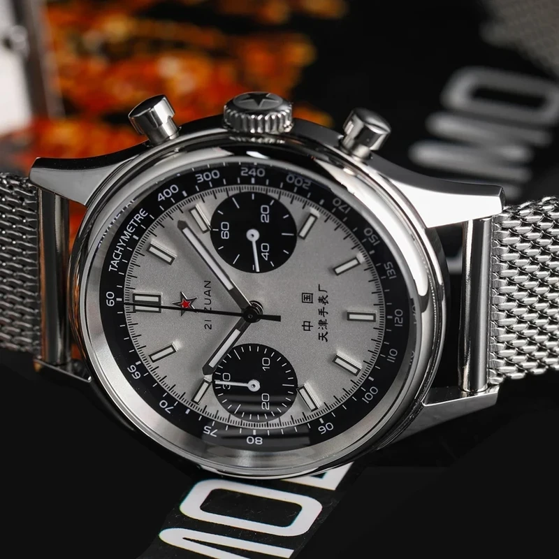 42mm Çin Havacılık Kronograf K - Chronograph Flyback Watch incelemesi ve fiyatı