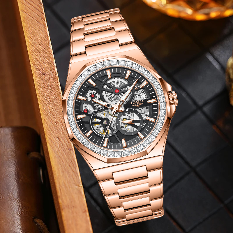 LIGE Orijinal Tasarım Mekanik  - Luxury Quartz Watch Brands incelemesi ve fiyatı