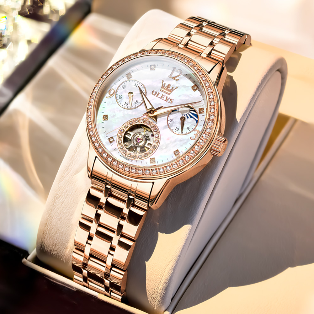 OLEVS kadın saatleri üst marka - Luxury Watch And Bracelet incelemesi ve fiyatı