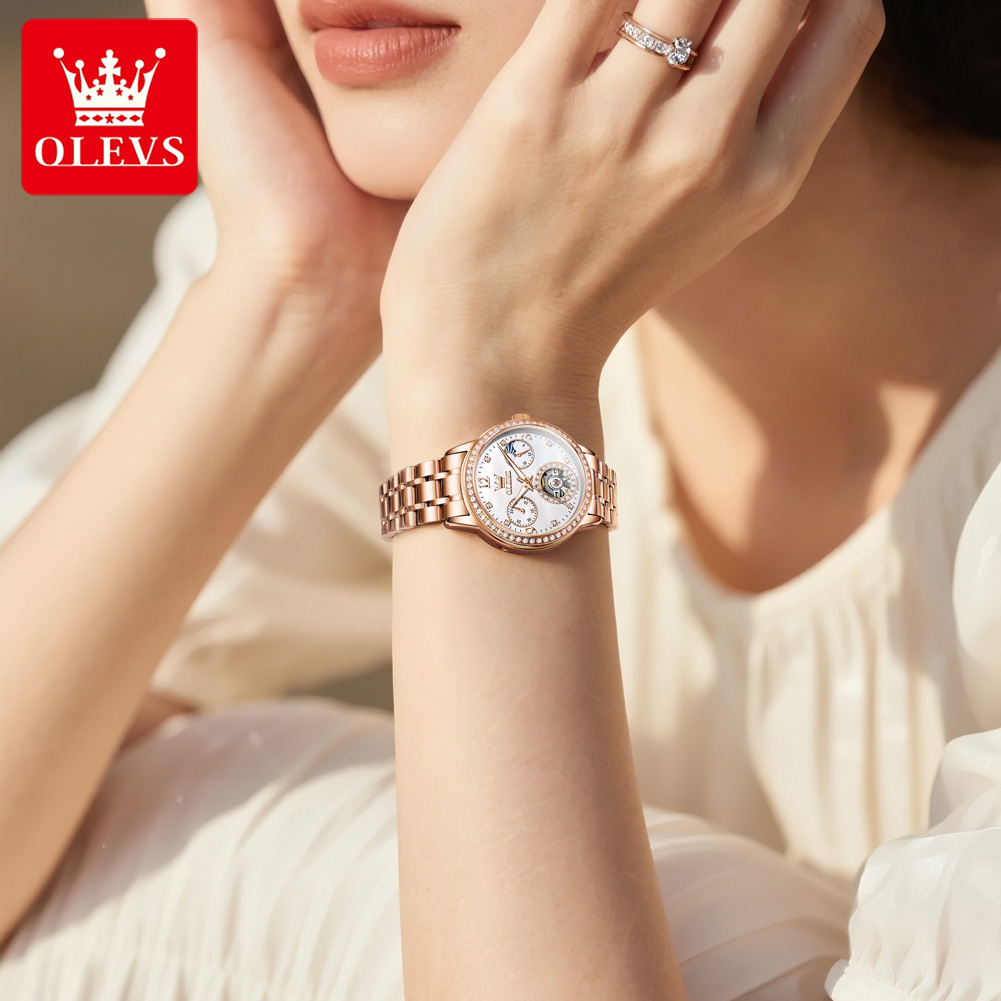 OLEVS kadın saatleri üst marka - Luxury Watch And Bracelet incelemesi ve fiyatı