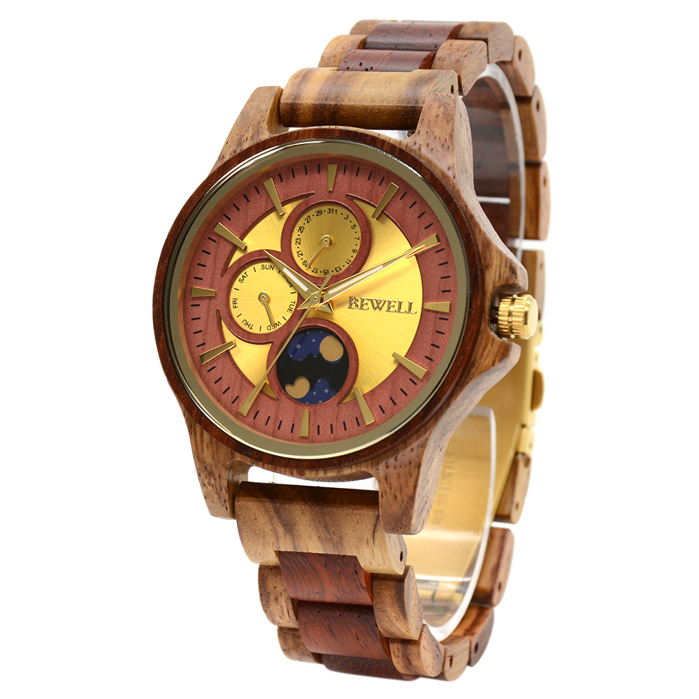 Erkekler için Ahşap Saat, Kişi - Luxury Watch Engraving incelemesi ve fiyatı