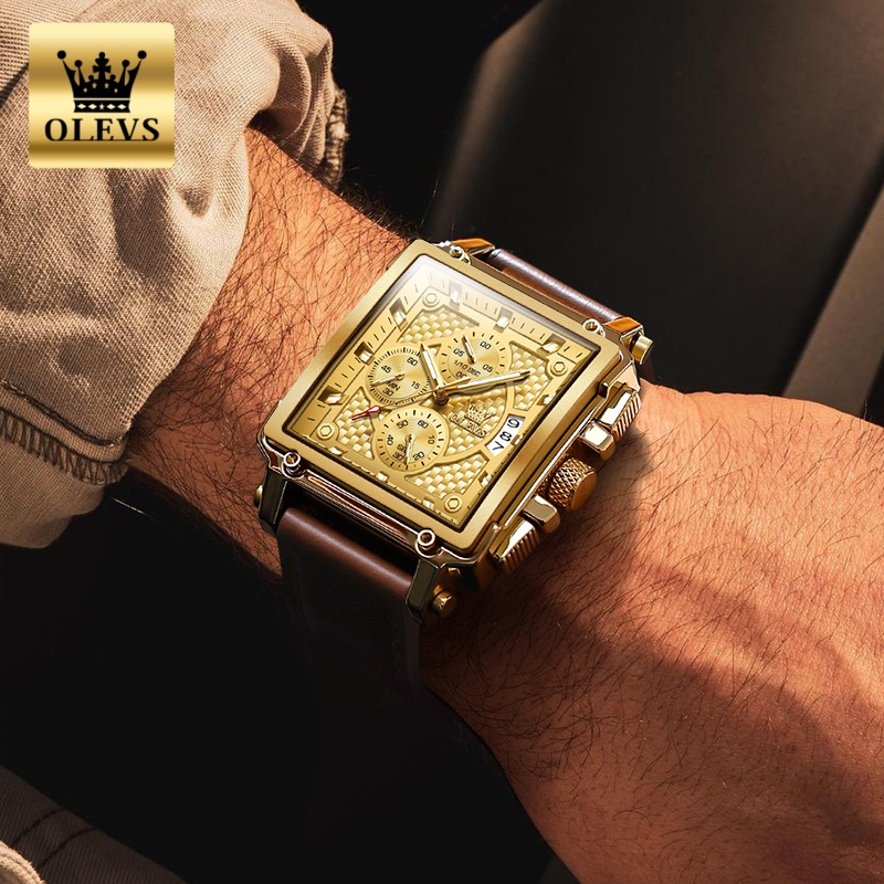 OLEVS marka erkek saatler su g - Luxury Quartz Watch Brands incelemesi ve fiyatı