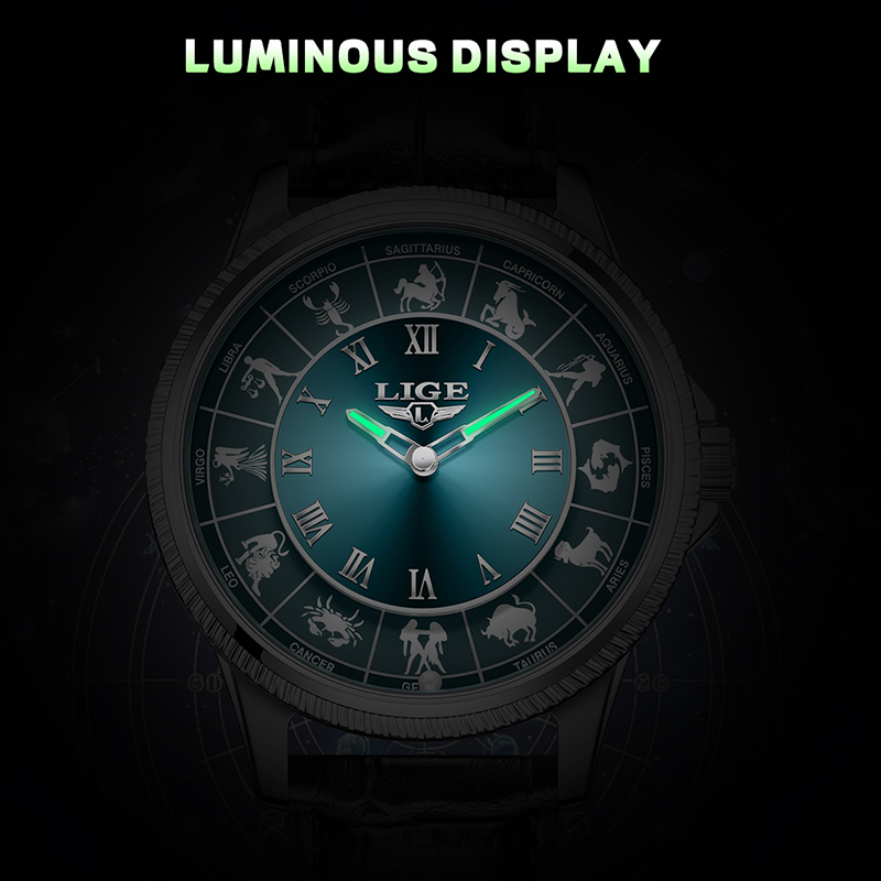 LIGE Zodiac Erkek Saati Üst Dü - Zodiac Luxury Watch incelemesi ve fiyatı