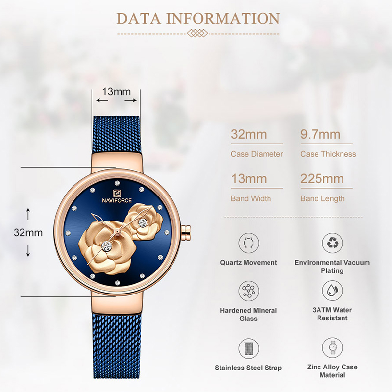 NAVIFORCE Lüks Kadın Kol Saati - Luxury Watch Kit incelemesi ve fiyatı
