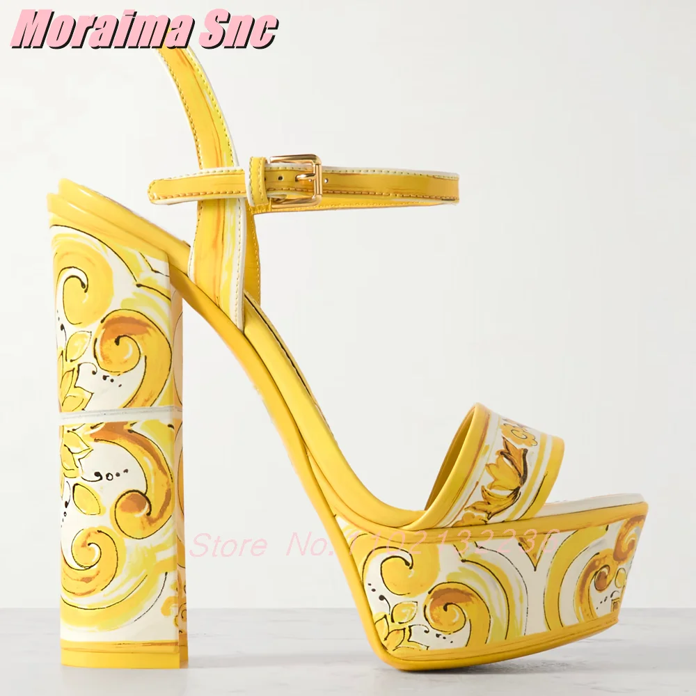 Lüks Baskılı platform sandalet - Luxury Watch Girl incelemesi ve fiyatı